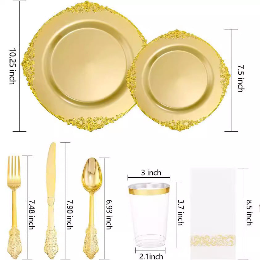 giftss - Gold Relief Plates