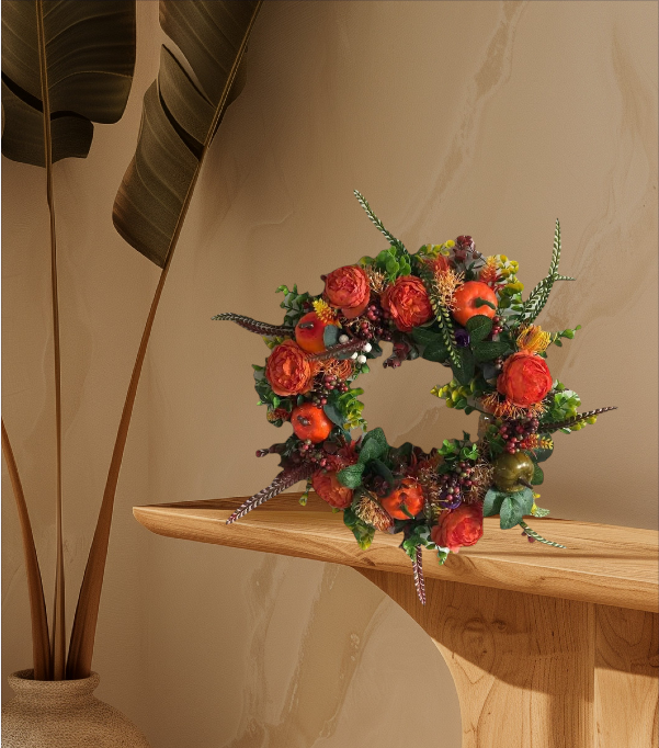 giftss - Pumpkin Wreath Home Decor