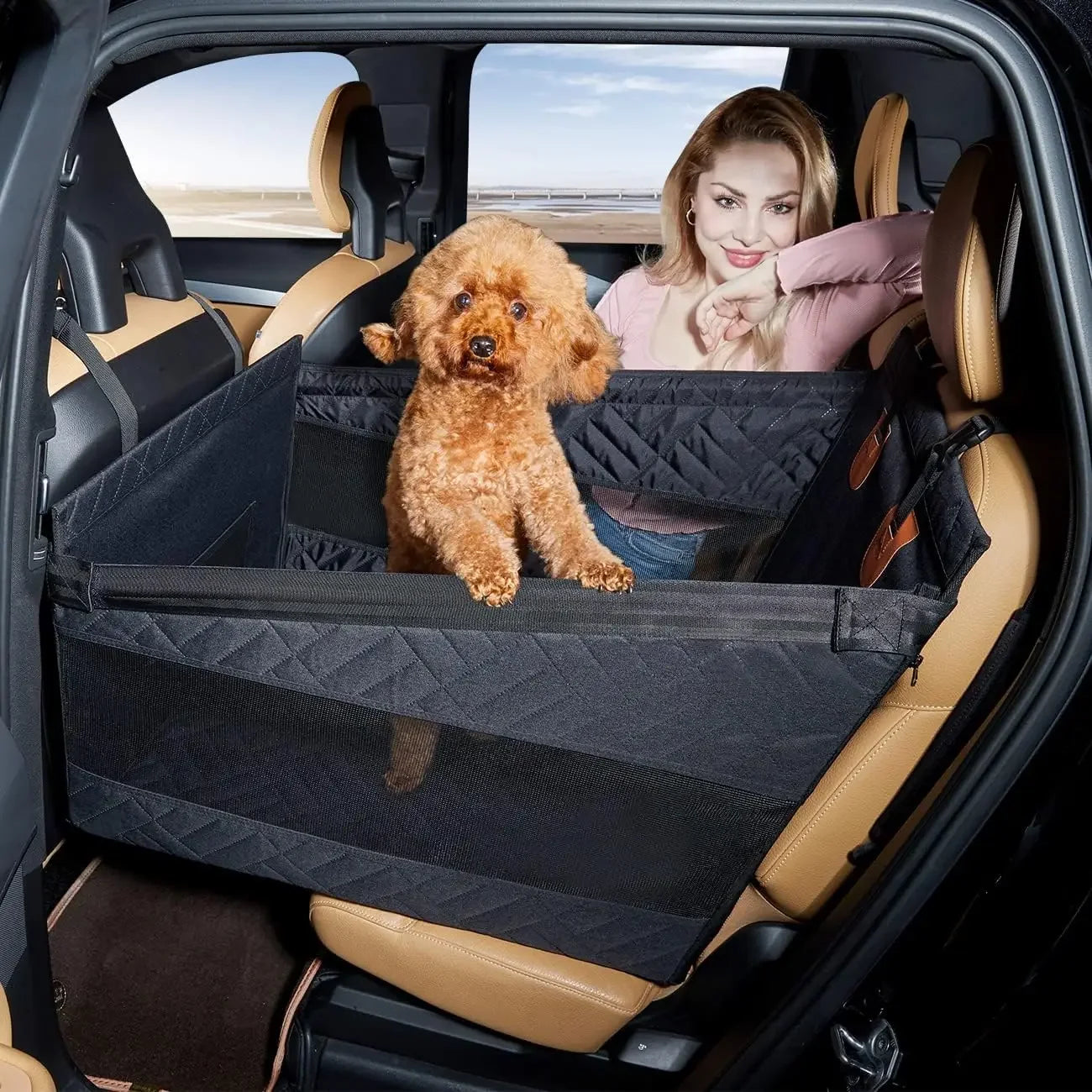 giftss - Travel Dog Car Seat, 100% Waterproof