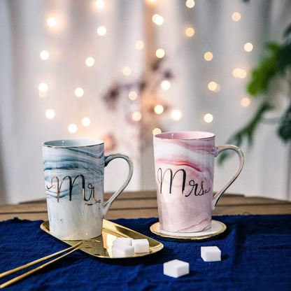 cozy gifts - Marble Ceramic Mug (Gift Box), 13.5oz