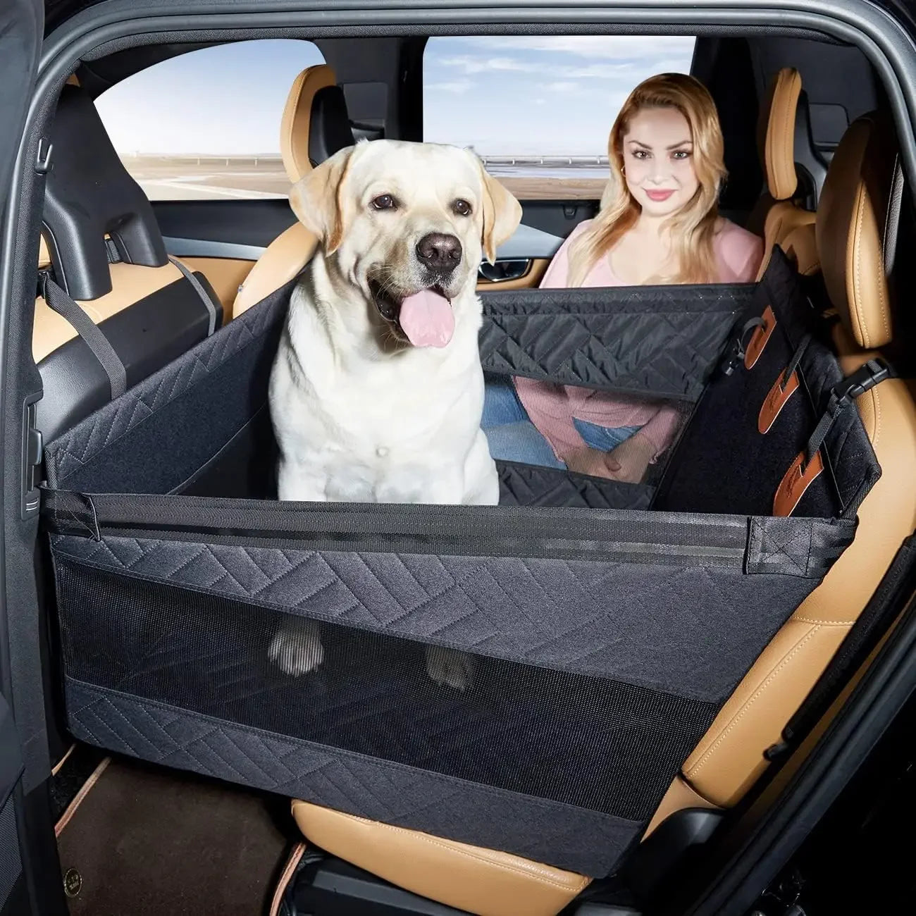 giftss - Travel Dog Car Seat, 100% Waterproof